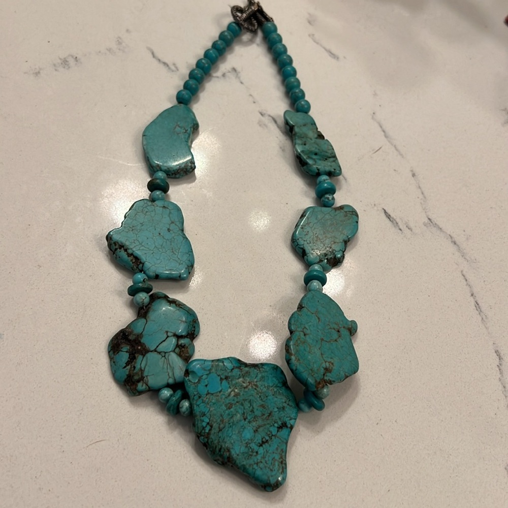 SOLD EBAY Turquoise Necklace Gorgeous - Picture 4 of 4